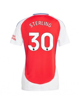 Arsenal Raheem Sterling #30 Replika Hemmakläder Dam 2024-25 Kortärmad